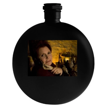 Carrie Fisher Round Flask