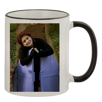 Carrie Fisher 11oz Colored Rim & Handle Mug