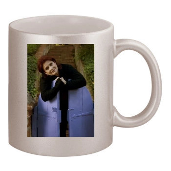 Carrie Fisher 11oz Metallic Silver Mug