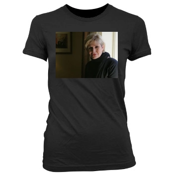 Carrie Fisher Women's Junior Cut Crewneck T-Shirt