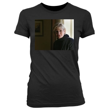 Carrie Fisher Women's Junior Cut Crewneck T-Shirt