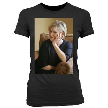 Carrie Fisher Women's Junior Cut Crewneck T-Shirt