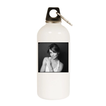 Cameron Diaz White Water Bottle With Carabiner