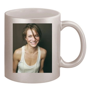 Cameron Diaz 11oz Metallic Silver Mug