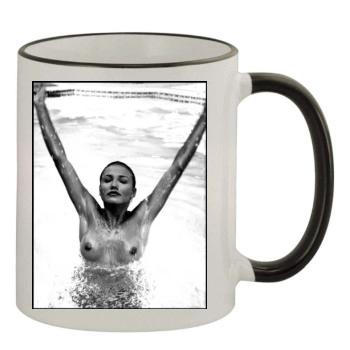 Cameron Diaz 11oz Colored Rim & Handle Mug