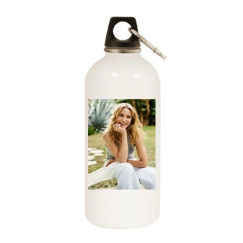 Cameron Diaz White Water Bottle With Carabiner