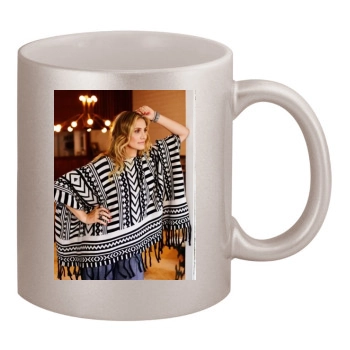 Cameron Diaz 11oz Metallic Silver Mug