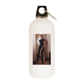 Cameron Diaz White Water Bottle With Carabiner