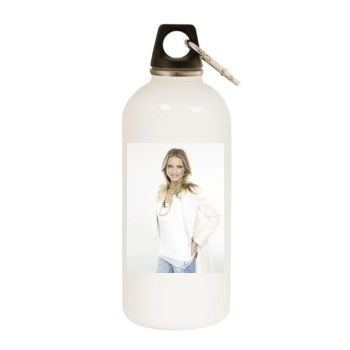 Cameron Diaz White Water Bottle With Carabiner