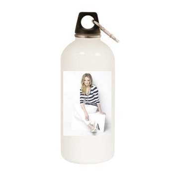 Cameron Diaz White Water Bottle With Carabiner