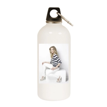 Cameron Diaz White Water Bottle With Carabiner