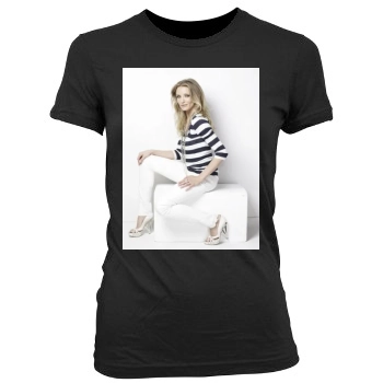 Cameron Diaz Women's Junior Cut Crewneck T-Shirt