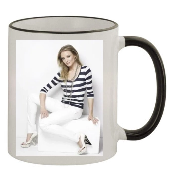 Cameron Diaz 11oz Colored Rim & Handle Mug