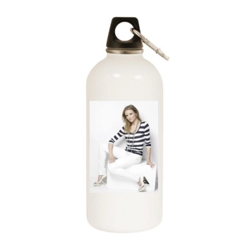 Cameron Diaz White Water Bottle With Carabiner