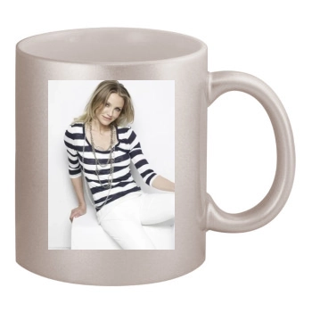 Cameron Diaz 11oz Metallic Silver Mug