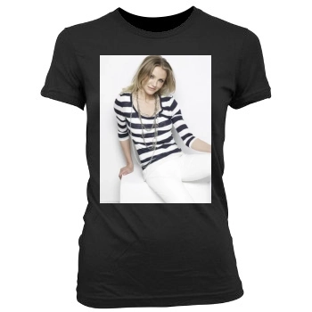 Cameron Diaz Women's Junior Cut Crewneck T-Shirt