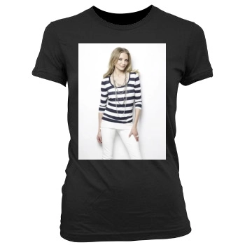 Cameron Diaz Women's Junior Cut Crewneck T-Shirt