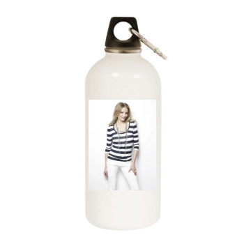 Cameron Diaz White Water Bottle With Carabiner