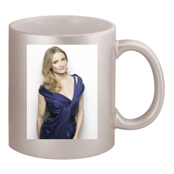 Cameron Diaz 11oz Metallic Silver Mug