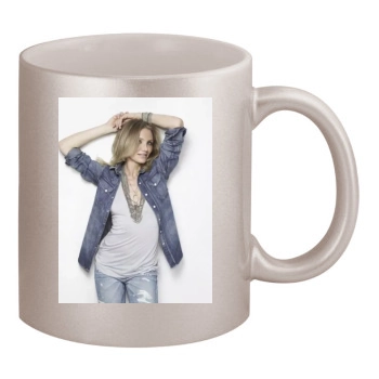 Cameron Diaz 11oz Metallic Silver Mug