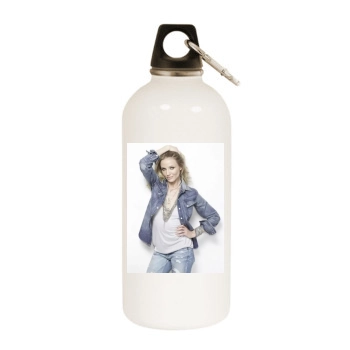 Cameron Diaz White Water Bottle With Carabiner