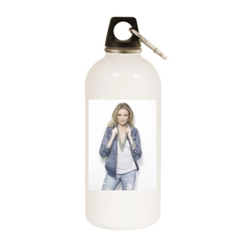 Cameron Diaz White Water Bottle With Carabiner