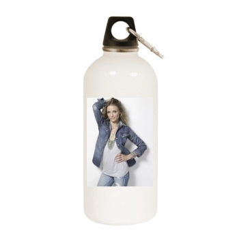 Cameron Diaz White Water Bottle With Carabiner