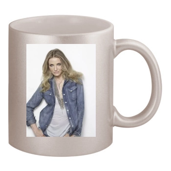 Cameron Diaz 11oz Metallic Silver Mug