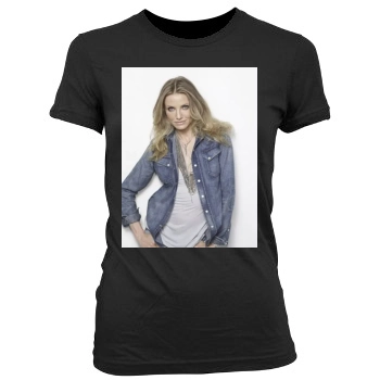 Cameron Diaz Women's Junior Cut Crewneck T-Shirt