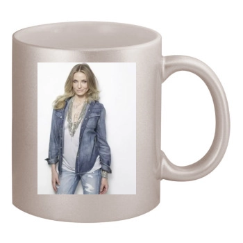 Cameron Diaz 11oz Metallic Silver Mug