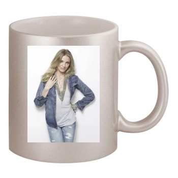 Cameron Diaz 11oz Metallic Silver Mug