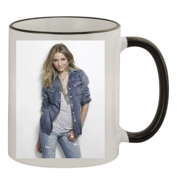 Cameron Diaz 11oz Colored Rim & Handle Mug