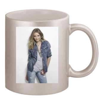 Cameron Diaz 11oz Metallic Silver Mug