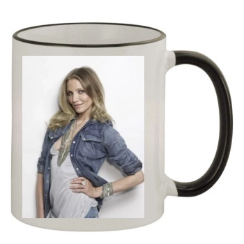 Cameron Diaz 11oz Colored Rim & Handle Mug