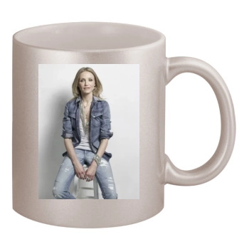 Cameron Diaz 11oz Metallic Silver Mug