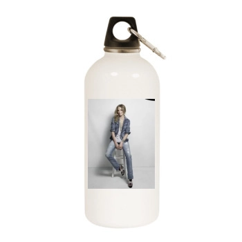 Cameron Diaz White Water Bottle With Carabiner