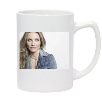 Cameron Diaz 14oz White Statesman Mug