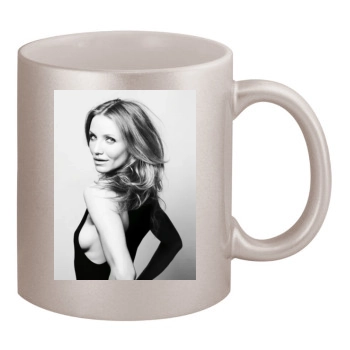 Cameron Diaz 11oz Metallic Silver Mug