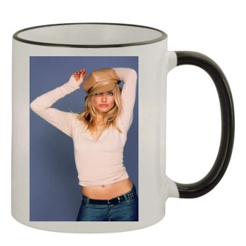 Cameron Diaz 11oz Colored Rim & Handle Mug