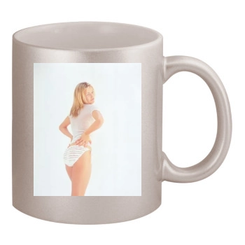 Cameron Diaz 11oz Metallic Silver Mug