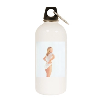 Cameron Diaz White Water Bottle With Carabiner