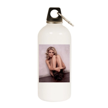 Cameron Diaz White Water Bottle With Carabiner