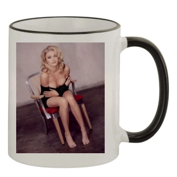 Cameron Diaz 11oz Colored Rim & Handle Mug