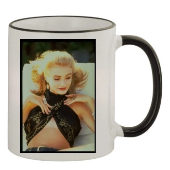 Cameron Diaz 11oz Colored Rim & Handle Mug