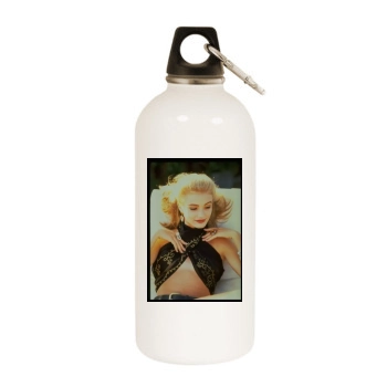 Cameron Diaz White Water Bottle With Carabiner