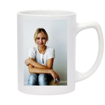 Cameron Diaz 14oz White Statesman Mug