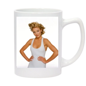 Cameron Diaz 14oz White Statesman Mug