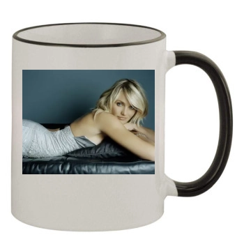 Cameron Diaz 11oz Colored Rim & Handle Mug