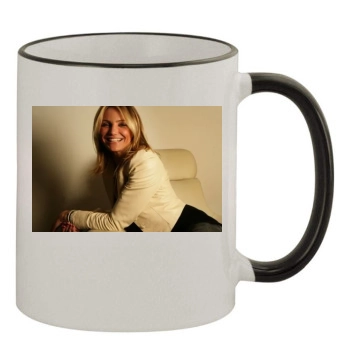 Cameron Diaz 11oz Colored Rim & Handle Mug