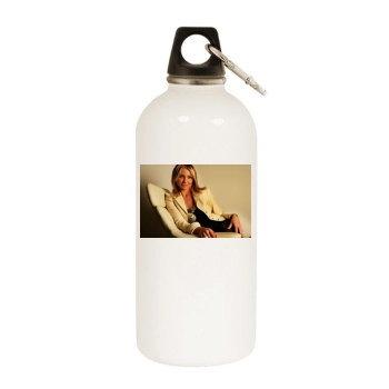 Cameron Diaz White Water Bottle With Carabiner